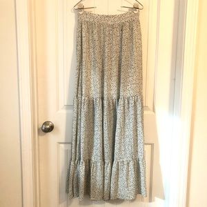 H&M Tiered Maxi Skirt